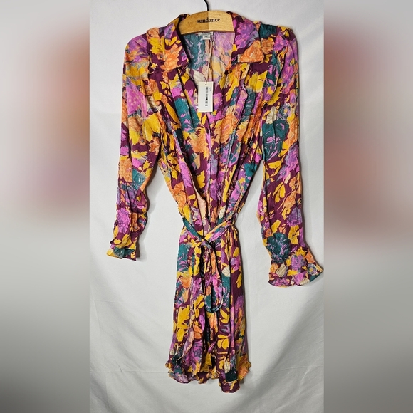Sundance Cordova Dress Vibrant Boho Festival Midi Size XXL - Picture 6 of 15